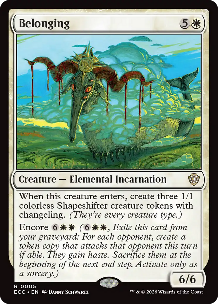 Belonging [Lorwyn Eclipsed Commander] | Jack's On Queen