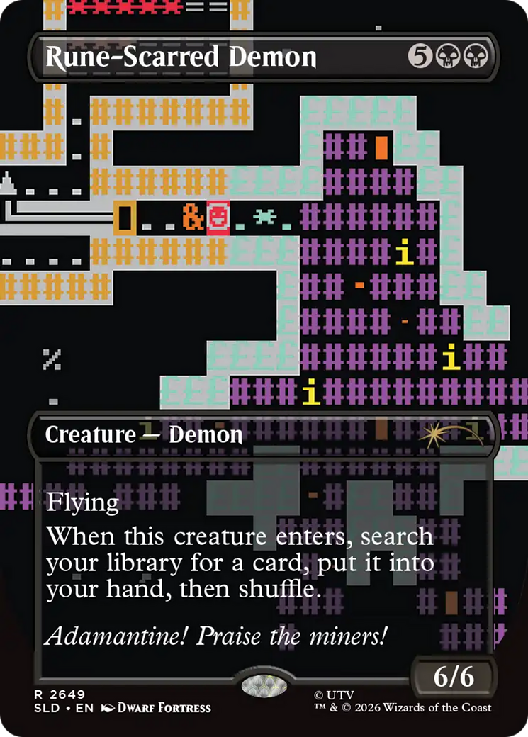 Rune-Scarred Demon [Secret Lair Drop Series] | Jack's On Queen