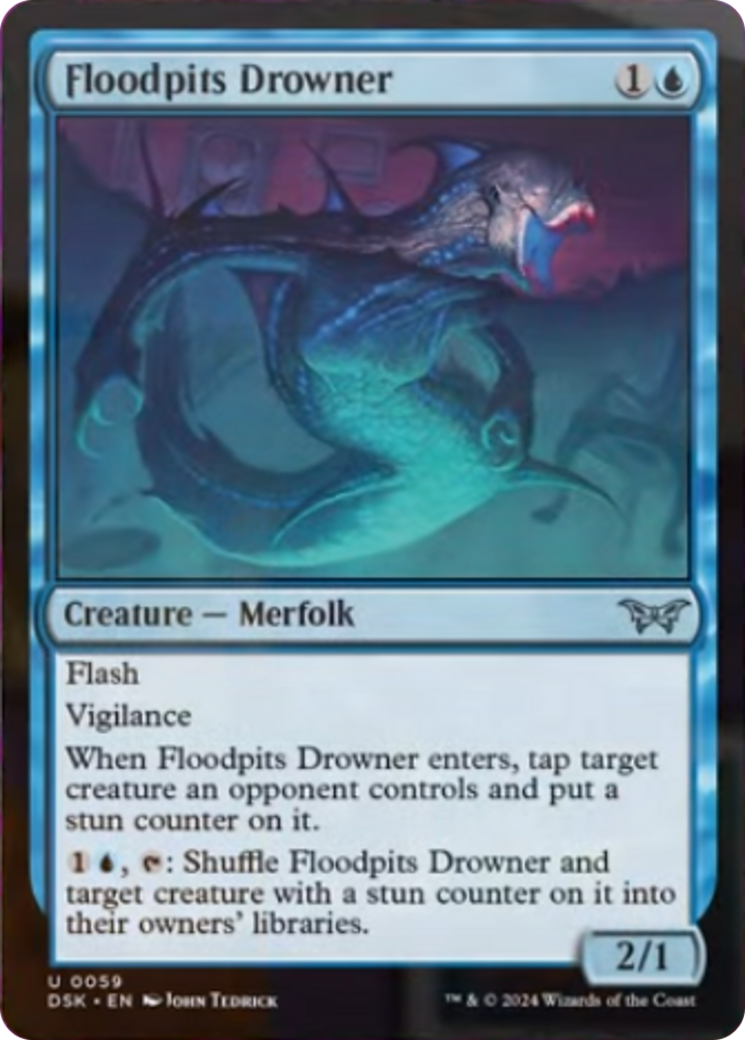 Floodpits Drowner [Duskmourn: House of Horror] | Jack's On Queen