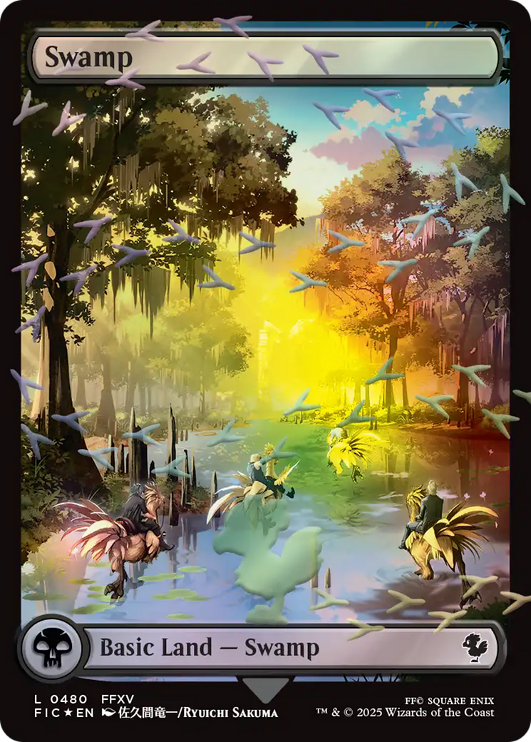 Swamp (Chocobo Track Foil) [FINAL FANTASY Commander] | Jack's On Queen