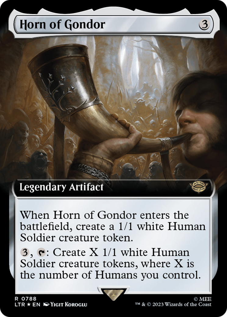 Horn of Gondor (Extended Art) (Surge Foil) [The Lord of the Rings: Tales of Middle-Earth] | Jack's On Queen