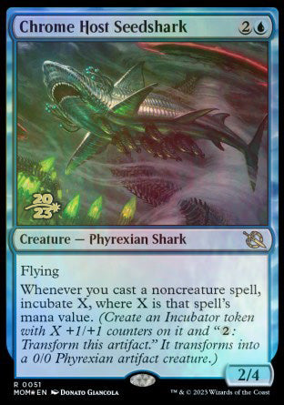 Chrome Host Seedshark [March of the Machine Prerelease Promos] | Jack's On Queen