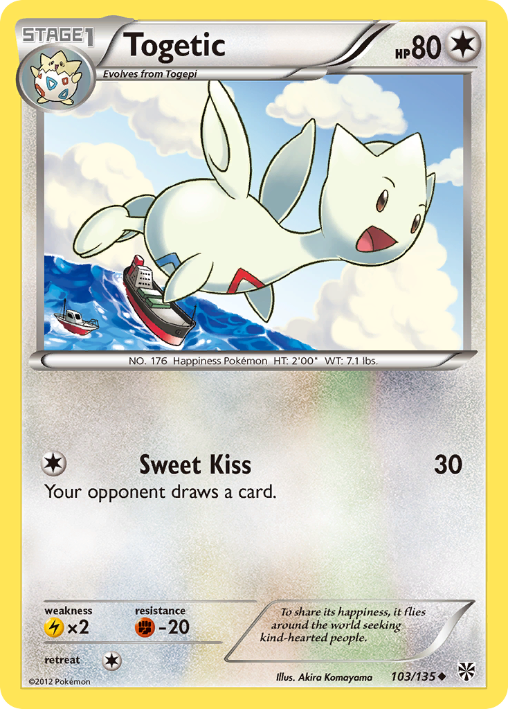 Togetic (103/135) [Black & White: Plasma Storm] | Jack's On Queen