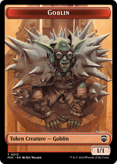 Tarmogoyf // Goblin Double-Sided Token [Modern Horizons 3 Commander Tokens] | Jack's On Queen