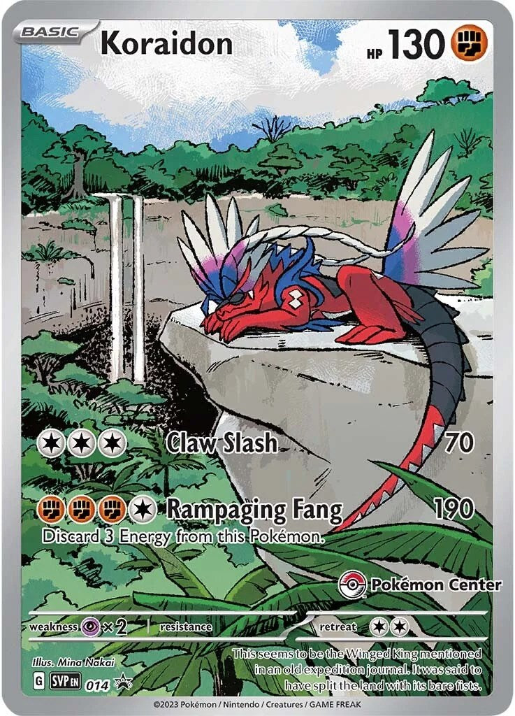 Koraidon (124/198) (Pokemon Center Exclusive) [Scarlet & Violet: Black Star Promos] | Jack's On Queen