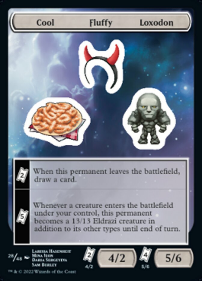 Cool Fluffy Loxodon [Unfinity Stickers] | Jack's On Queen