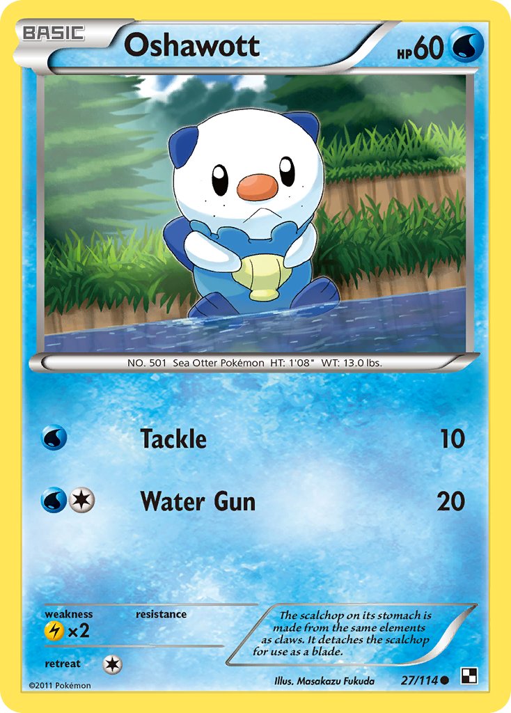 Oshawott (27/114) [Alternate Art Promos] | Jack's On Queen