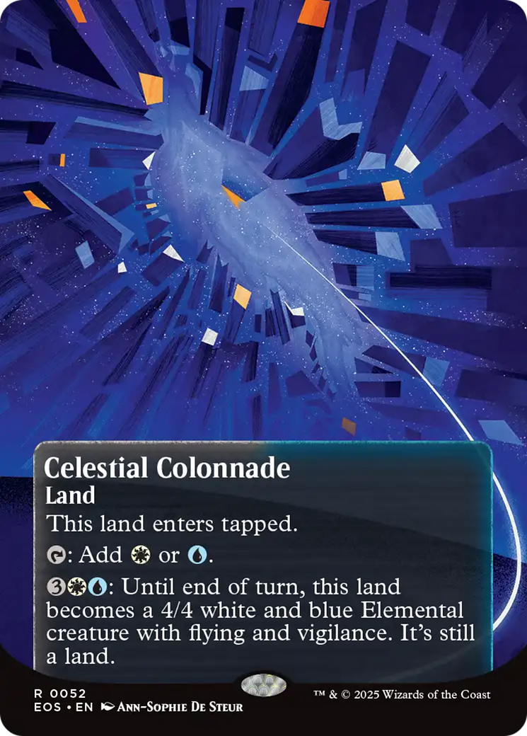 Celestial Colonnade (0052) (Borderless) [Edge of Eternities: Stellar Sights] | Jack's On Queen