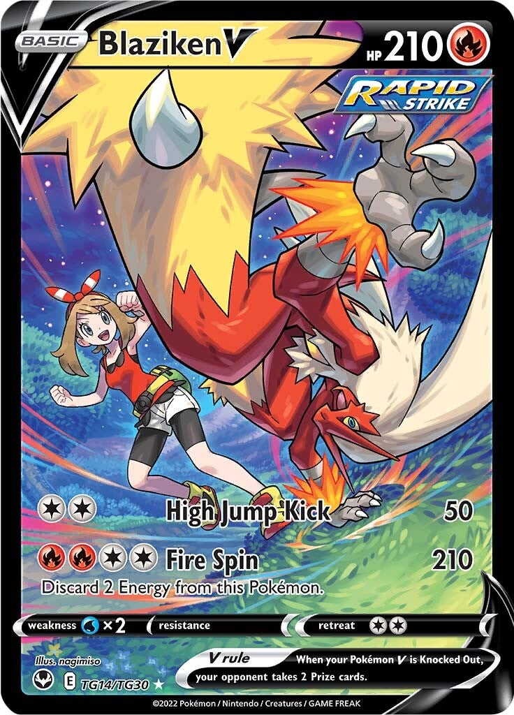 Blaziken V (TG14/TG30) [Sword & Shield: Silver Tempest] | Jack's On Queen