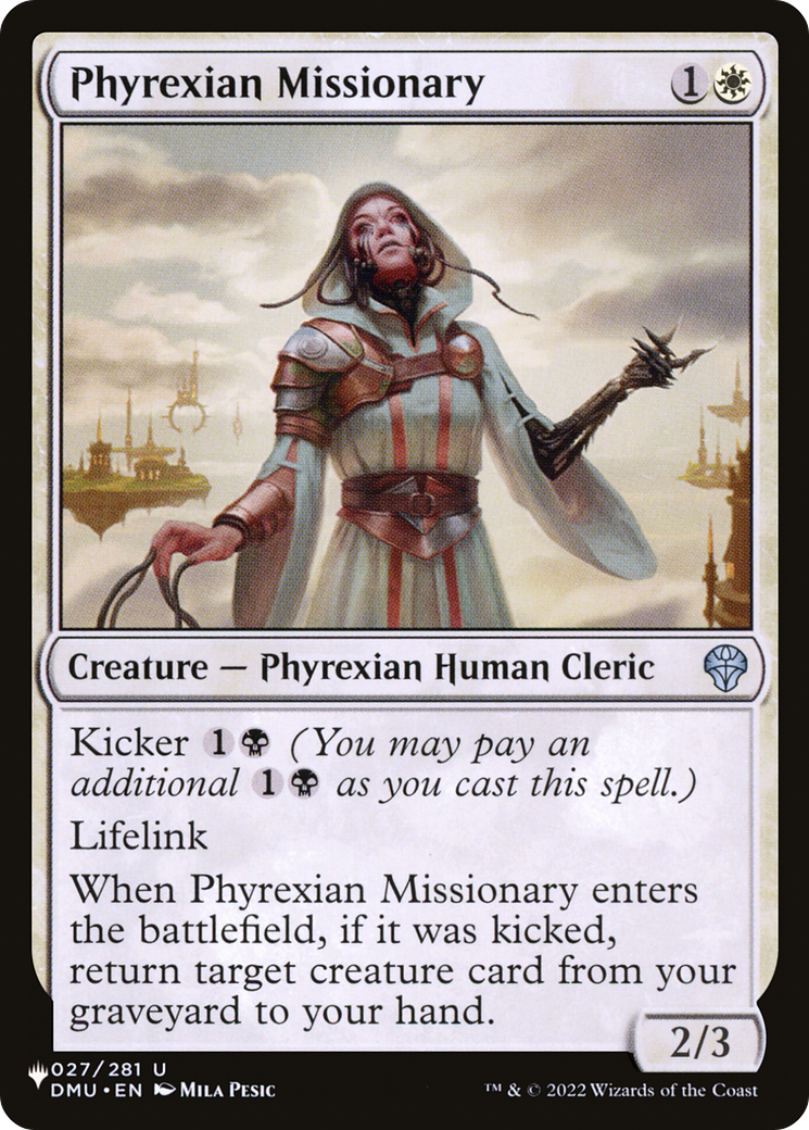 Phyrexian Missionary [The List Reprints] | Jack's On Queen