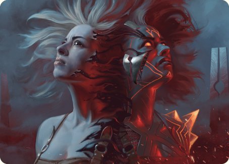 Thrill of Possibility Art Card [Phyrexia: All Will Be One Art Series] | Jack's On Queen