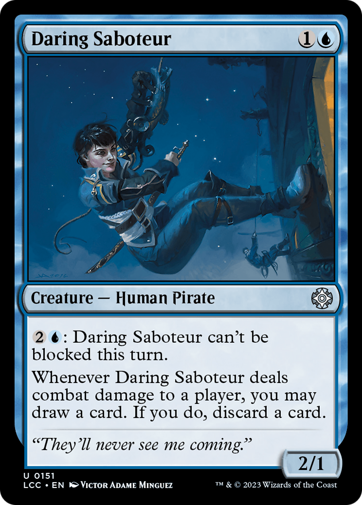 Daring Saboteur [The Lost Caverns of Ixalan Commander] | Jack's On Queen