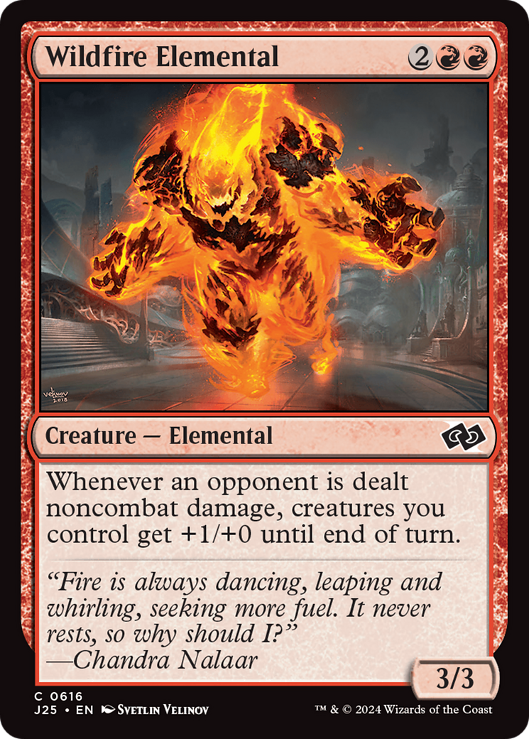 Wildfire Elemental [Foundations Jumpstart] | Jack's On Queen