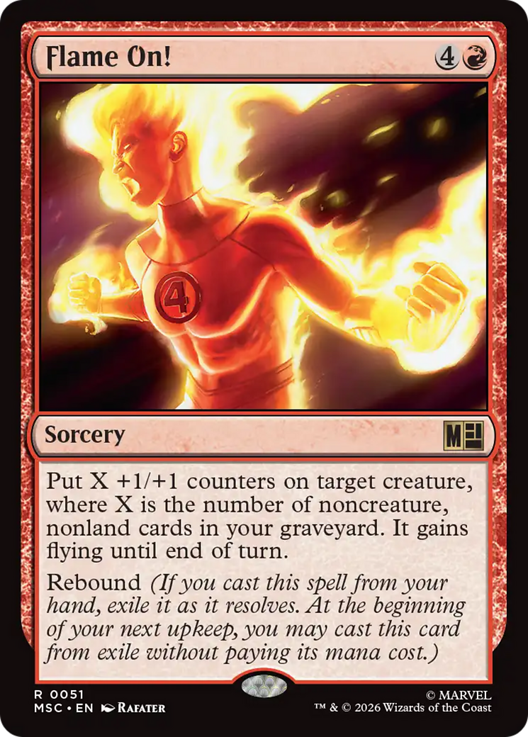 Flame On! (Surge Foil) [Marvel Super Heroes Commander] | Jack's On Queen
