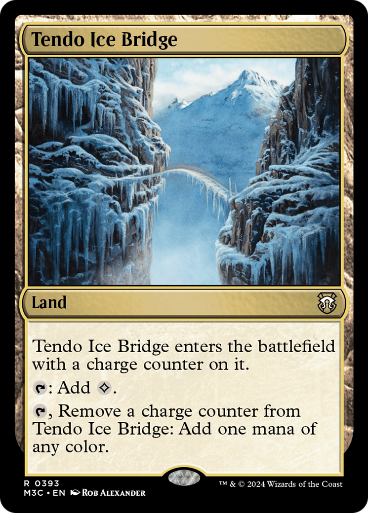 Tendo Ice Bridge (Ripple Foil) [Modern Horizons 3 Commander] | Jack's On Queen