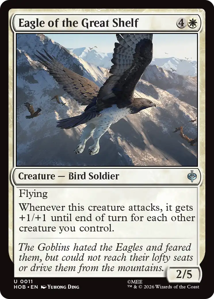 Eagle of the Great Shelf [The Hobbit] | Jack's On Queen