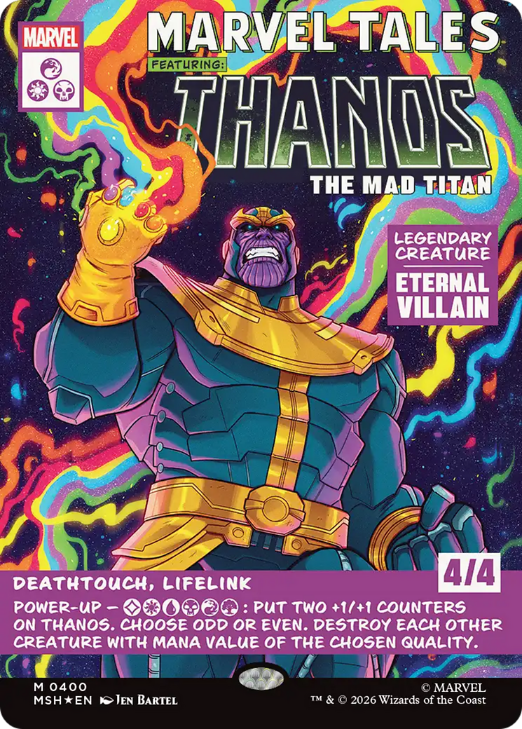 Thanos, The Mad Titan (Borderless) (0400) [Marvel Super Heroes] | Jack's On Queen