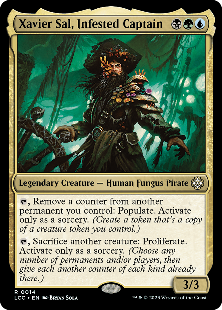 Xavier Sal, Infested Captain [The Lost Caverns of Ixalan Commander] | Jack's On Queen