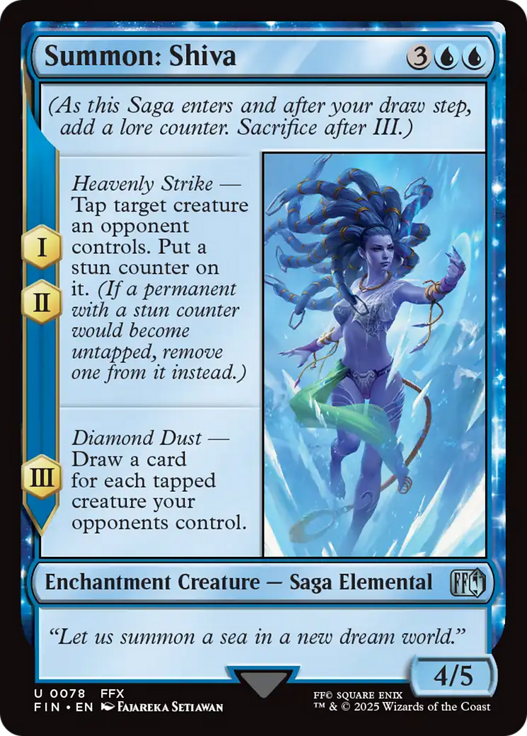 Summon: Shiva [FINAL FANTASY] | Jack's On Queen