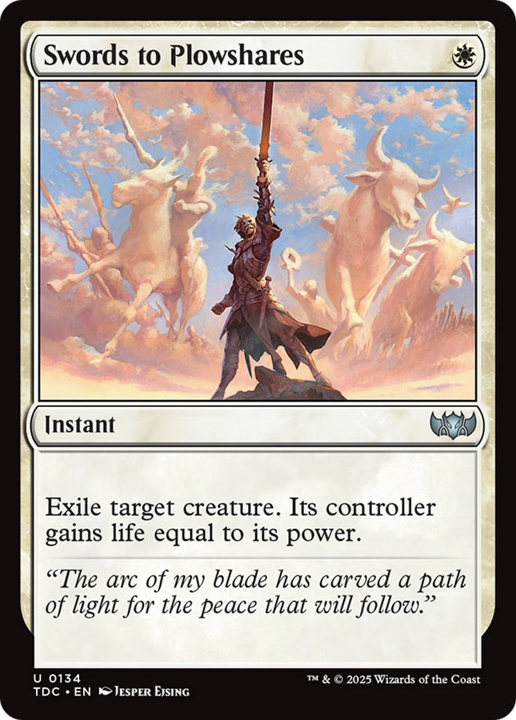 Swords to Plowshares [Tarkir: Dragonstorm Commander] | Jack's On Queen