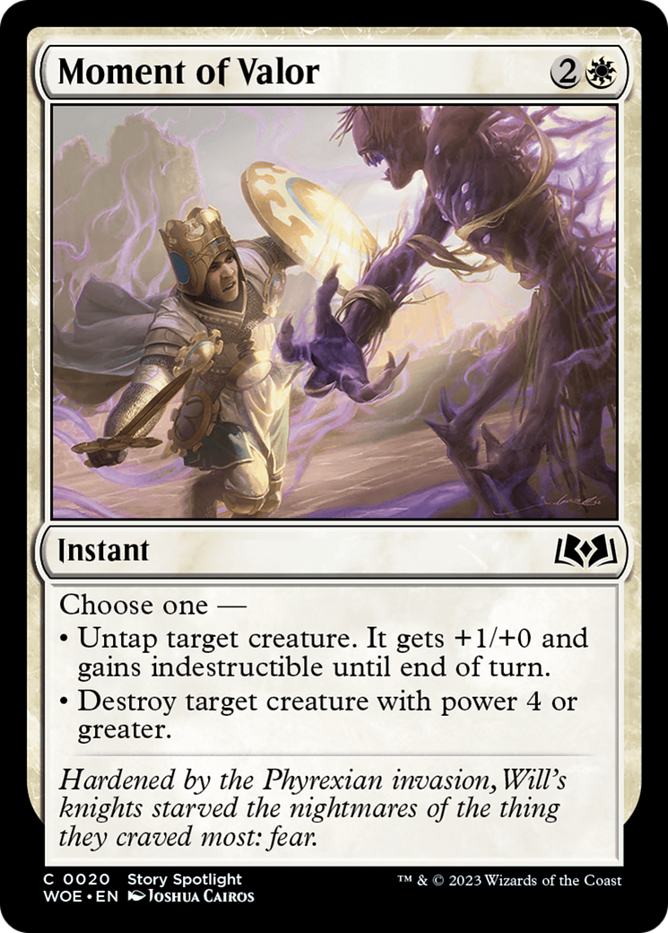 Moment of Valor [Wilds of Eldraine] | Jack's On Queen