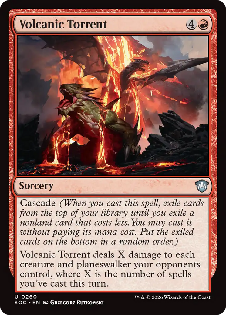 Volcanic Torrent [Secrets of Strixhaven Commander] | Jack's On Queen