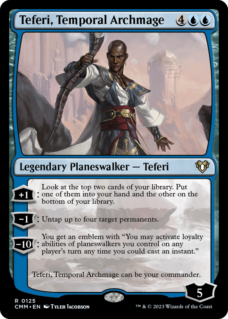 Teferi, Temporal Archmage [Commander Masters] | Jack's On Queen