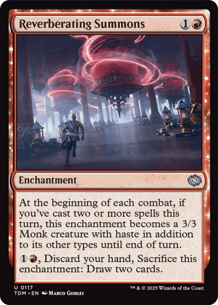 Reverberating Summons [Tarkir: Dragonstorm] | Jack's On Queen