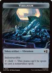 Angel (020) // Vibranium (031) Double-Sided Token (Surge Foil) [Marvel Super Heroes Commander Tokens] | Jack's On Queen
