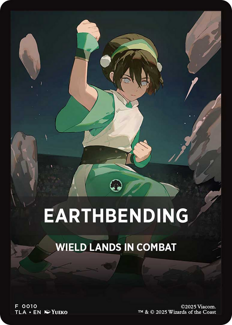 Earthbending Theme Card [Avatar: The Last Airbender Tokens] | Jack's On Queen