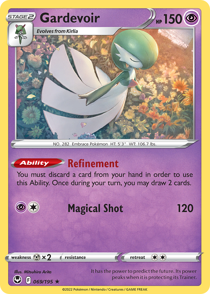 Gardevoir (069/195) (Theme Deck Exclusive) [Sword & Shield: Silver Tempest] | Jack's On Queen