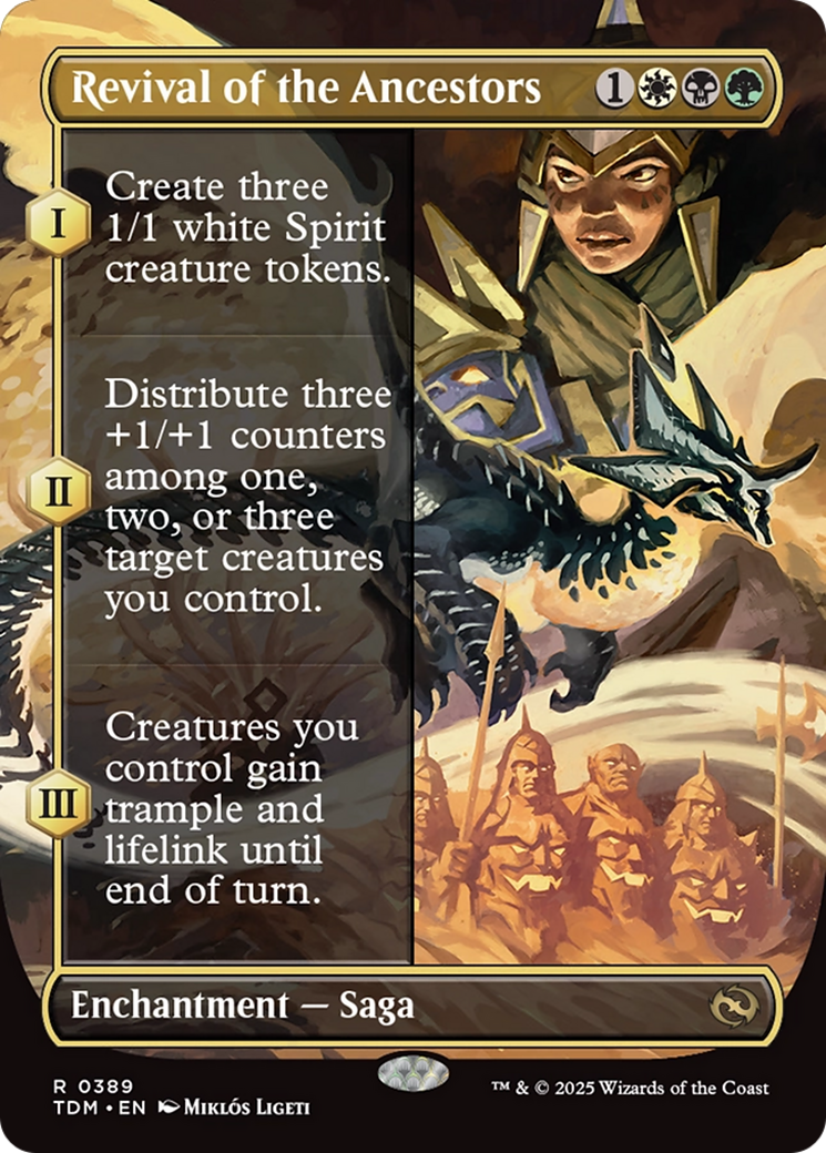 Revival of the Ancestors (Borderless) [Tarkir: Dragonstorm] | Jack's On Queen