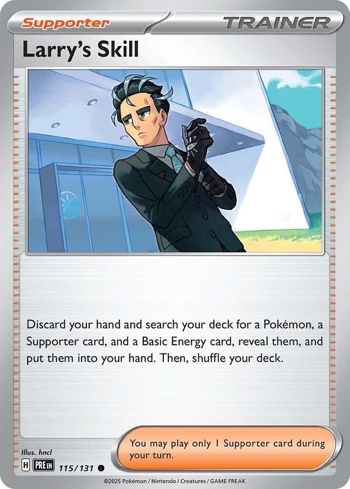 Larry's Skill (115/131) [Scarlet & Violet: Prismatic Evolutions] | Jack's On Queen