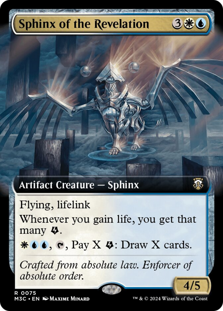 Sphinx of the Revelation (Extended Art) [Modern Horizons 3 Commander] | Jack's On Queen