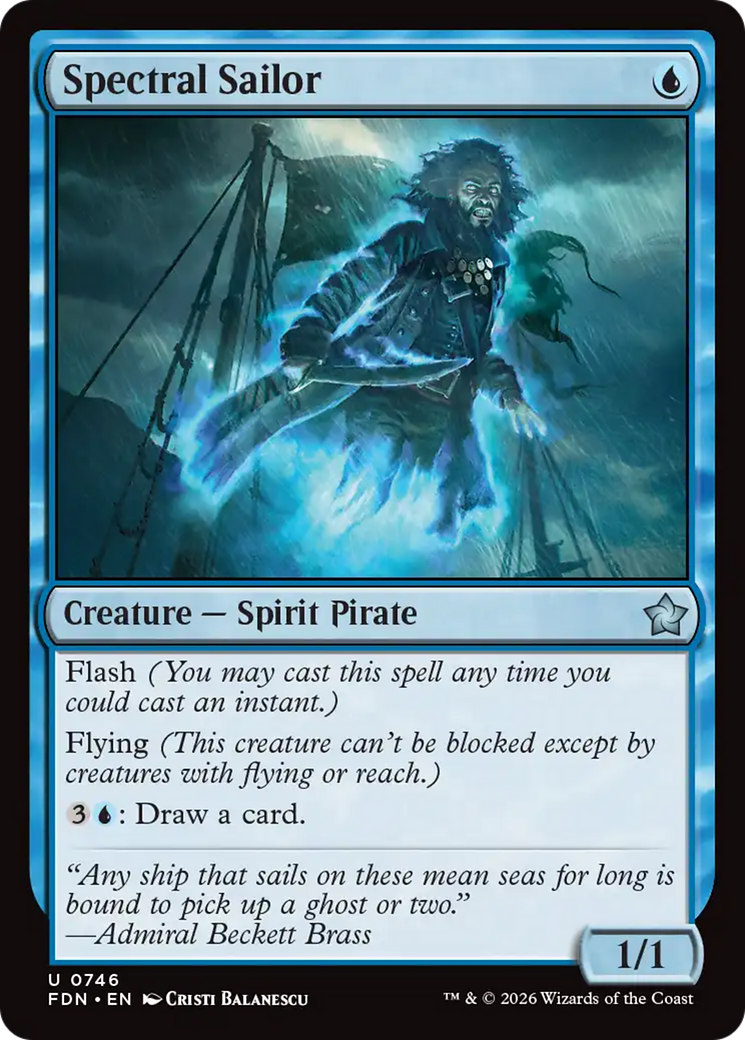 Spectral Sailor (0746) [Foundations] | Jack's On Queen