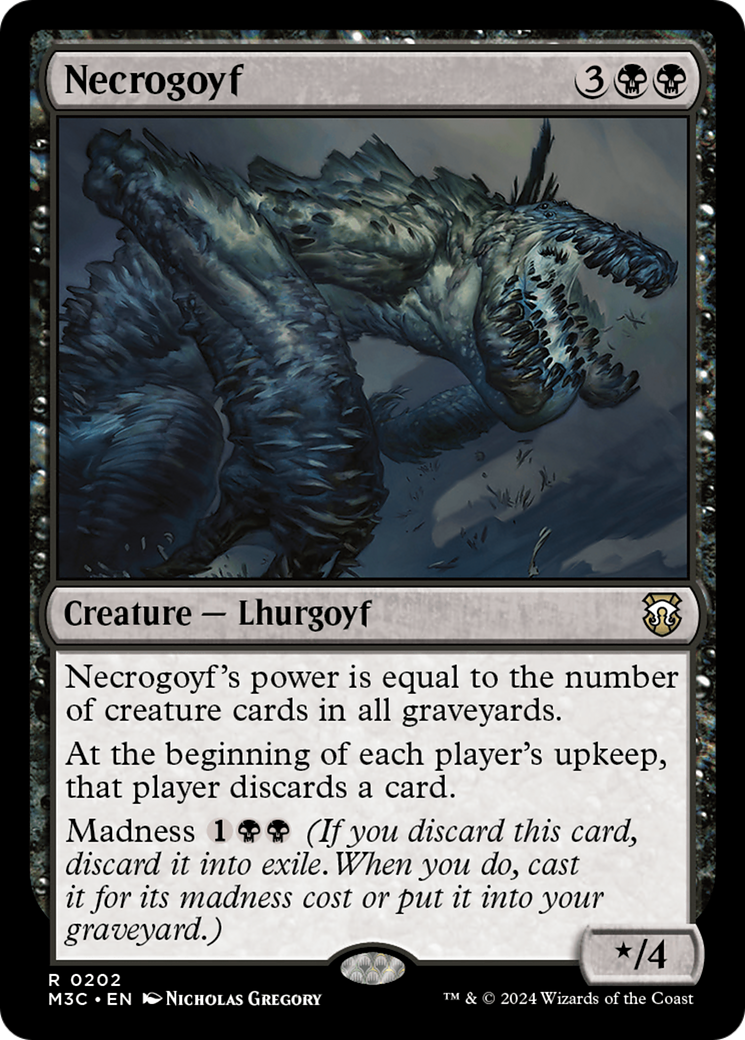 Necrogoyf (Ripple Foil) [Modern Horizons 3 Commander] | Jack's On Queen