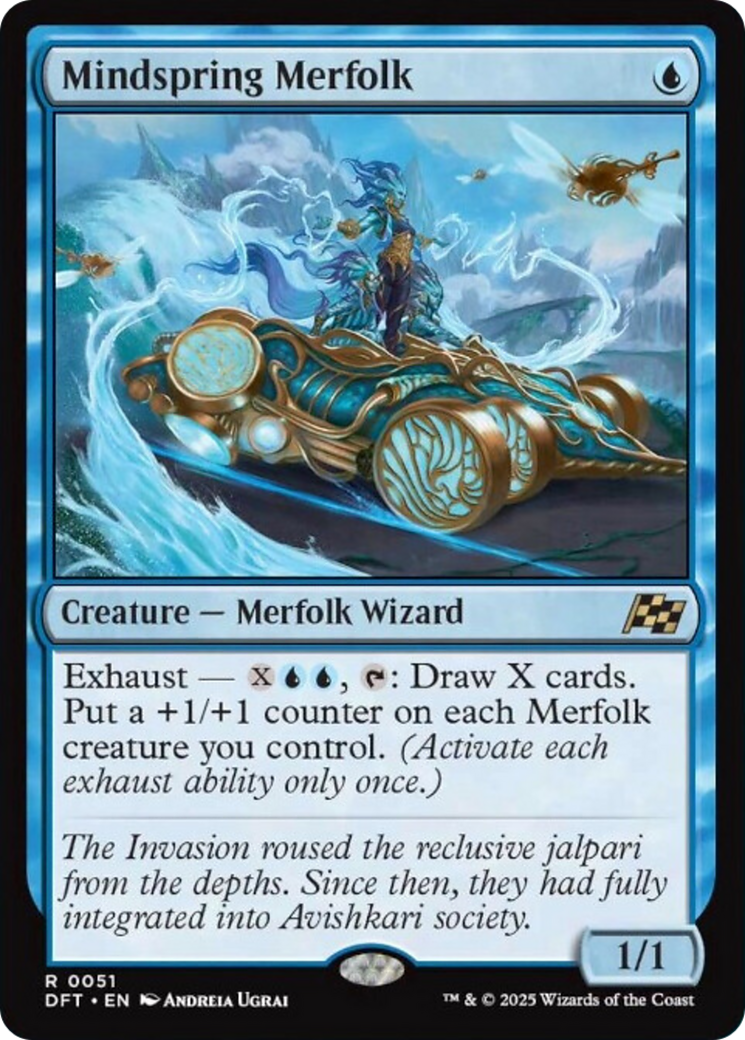 Mindspring Merfolk [Aetherdrift] | Jack's On Queen