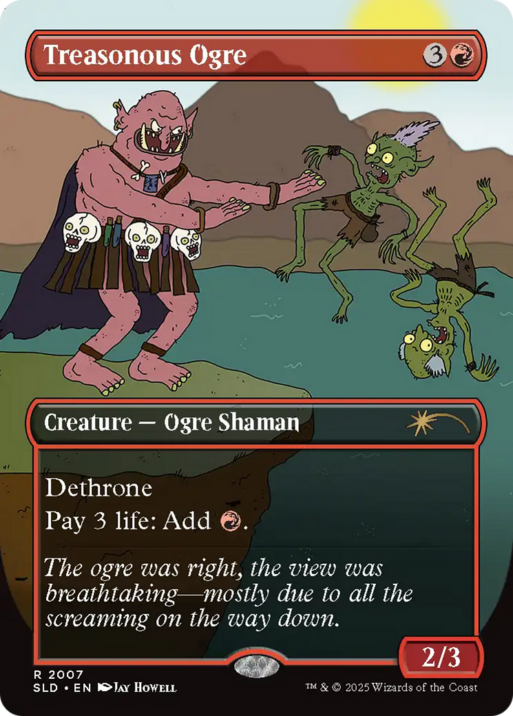 Treasonous Ogre (Rainbow Foil) [Secret Lair Drop Series] | Jack's On Queen