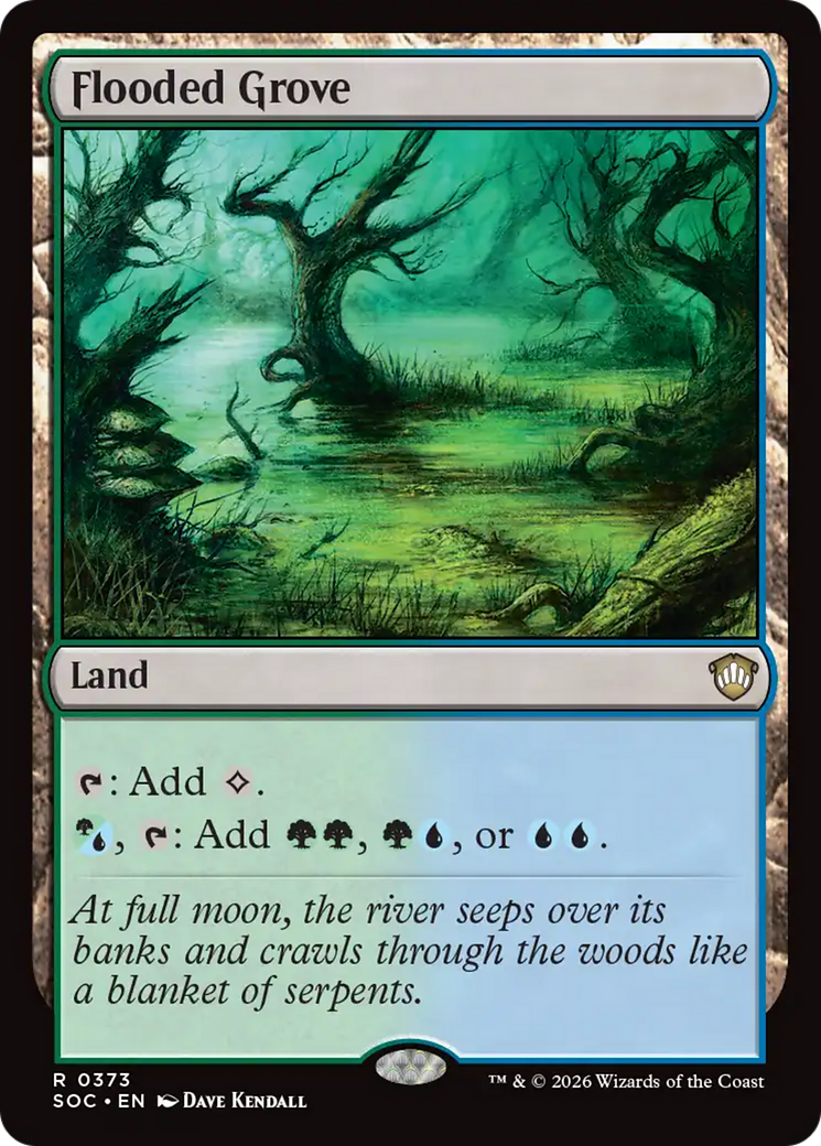 Flooded Grove [Secrets of Strixhaven Commander] | Jack's On Queen