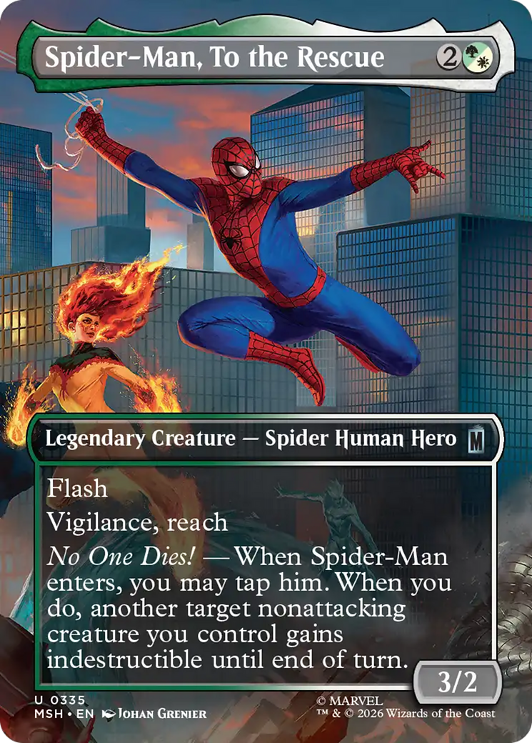 Spider-Man, To the Rescue (Borderless) [Marvel Super Heroes] | Jack's On Queen