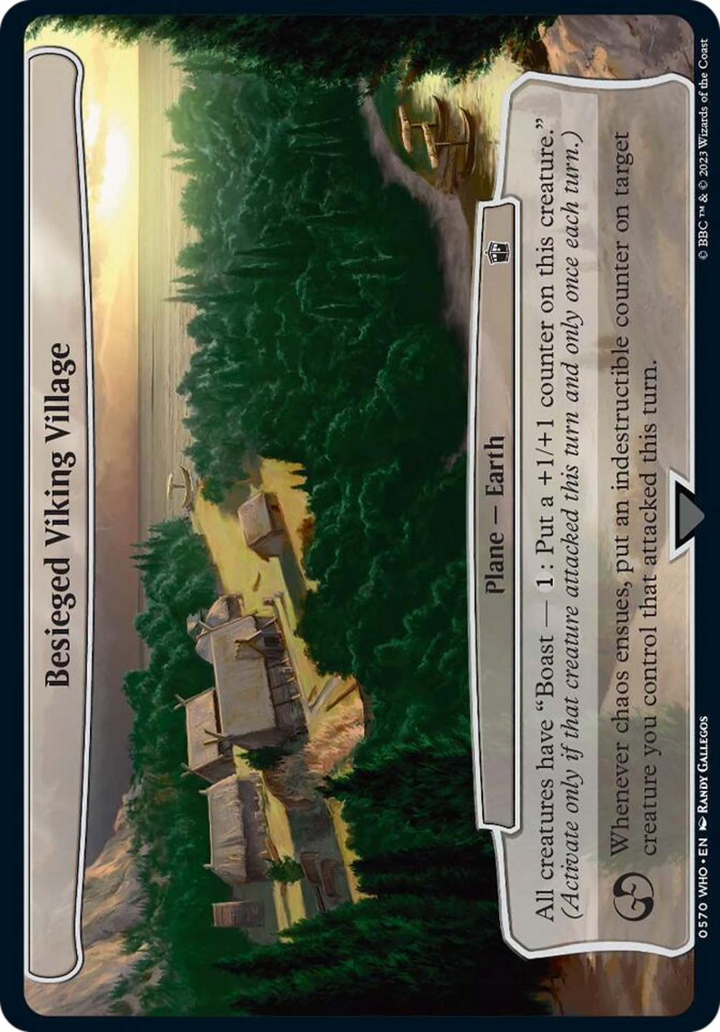 Besieged Viking Village [Doctor Who] | Jack's On Queen