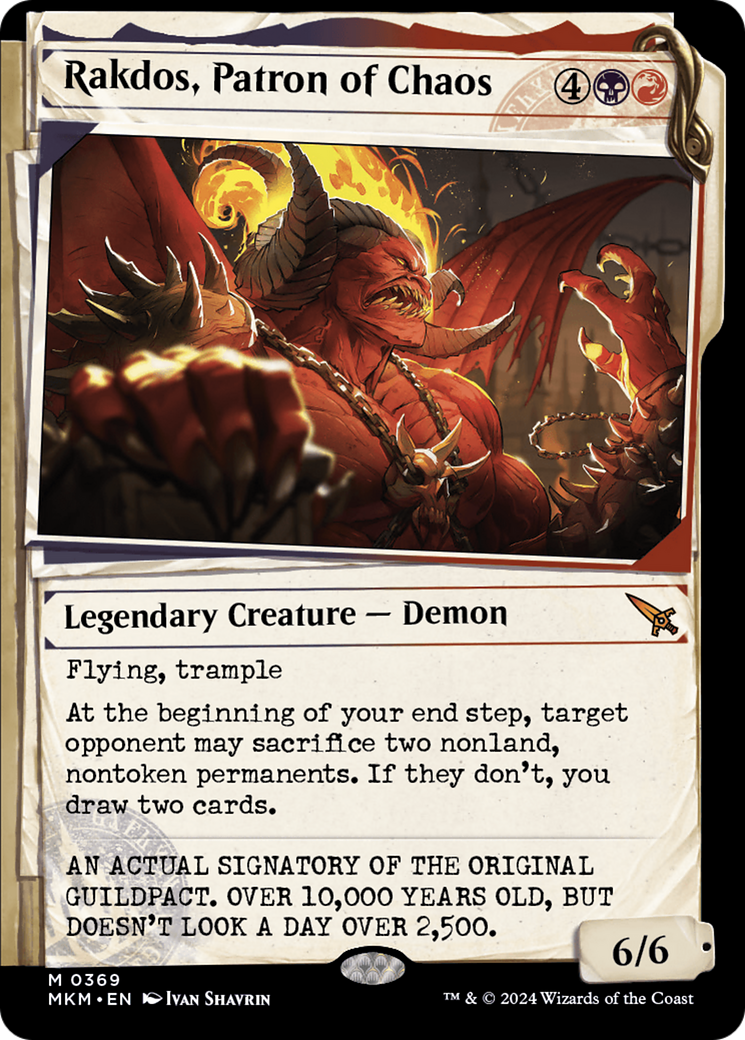 Rakdos, Patron of Chaos (Showcase) (0369) [Murders at Karlov Manor] | Jack's On Queen