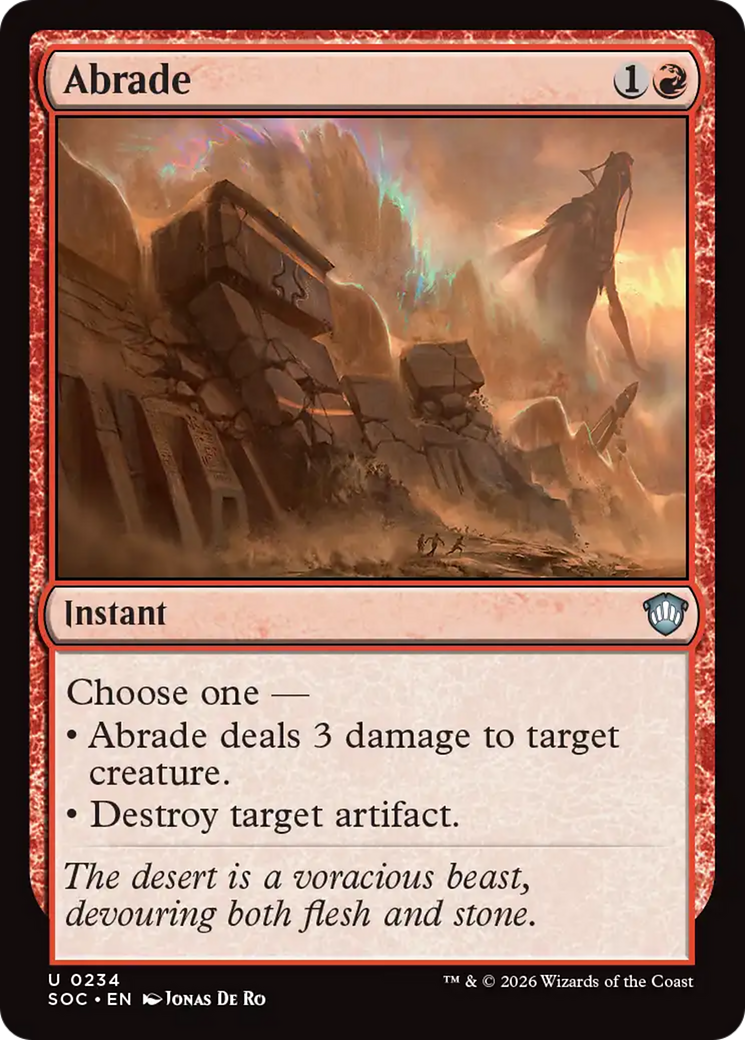 Abrade [Secrets of Strixhaven Commander] | Jack's On Queen