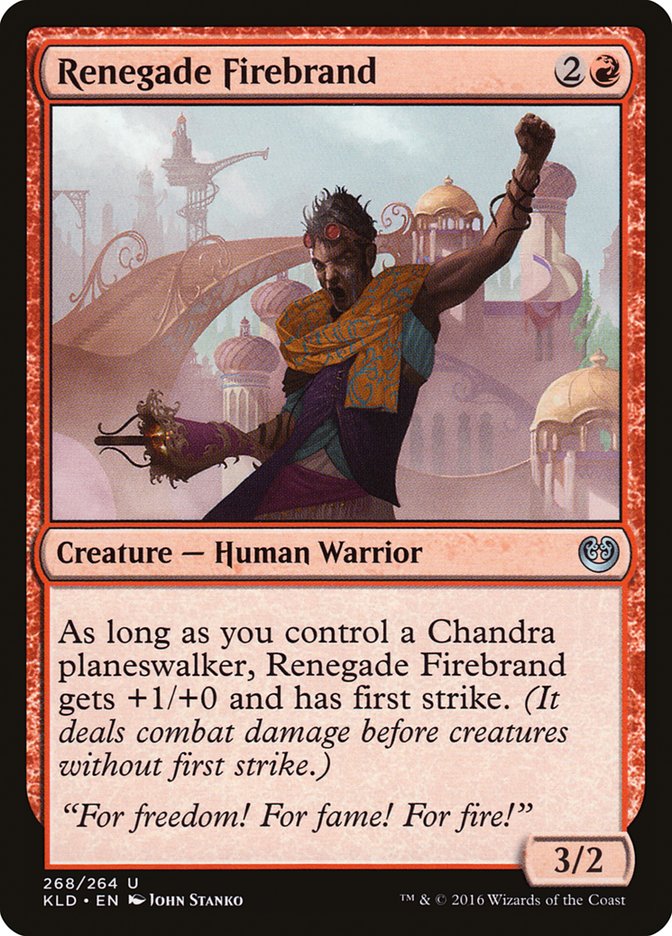 Renegade Firebrand [Kaladesh] | Jack's On Queen