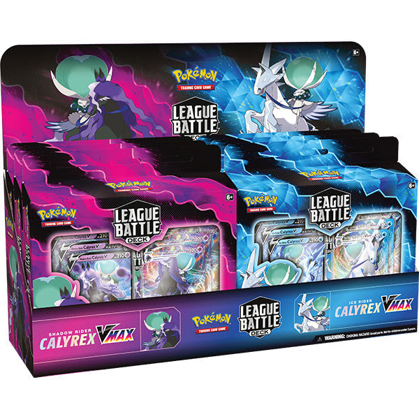 League Battle Deck Display (Shadow Rider/Ice Rider Calyrex VMAX) | Jack's On Queen