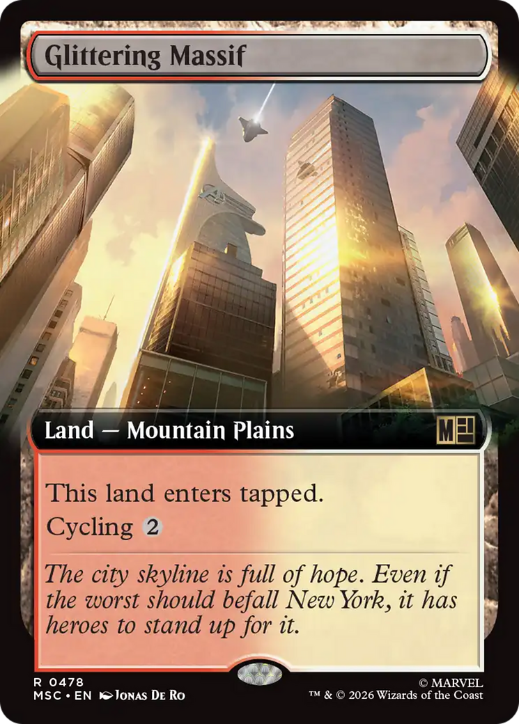 Glittering Massif (Extended Art) [Marvel Super Heroes Commander] | Jack's On Queen