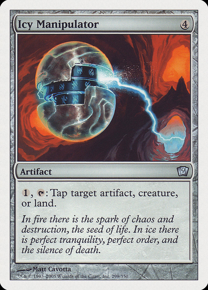 Icy Manipulator (9th Edition) [Oversize Cards] | Jack's On Queen