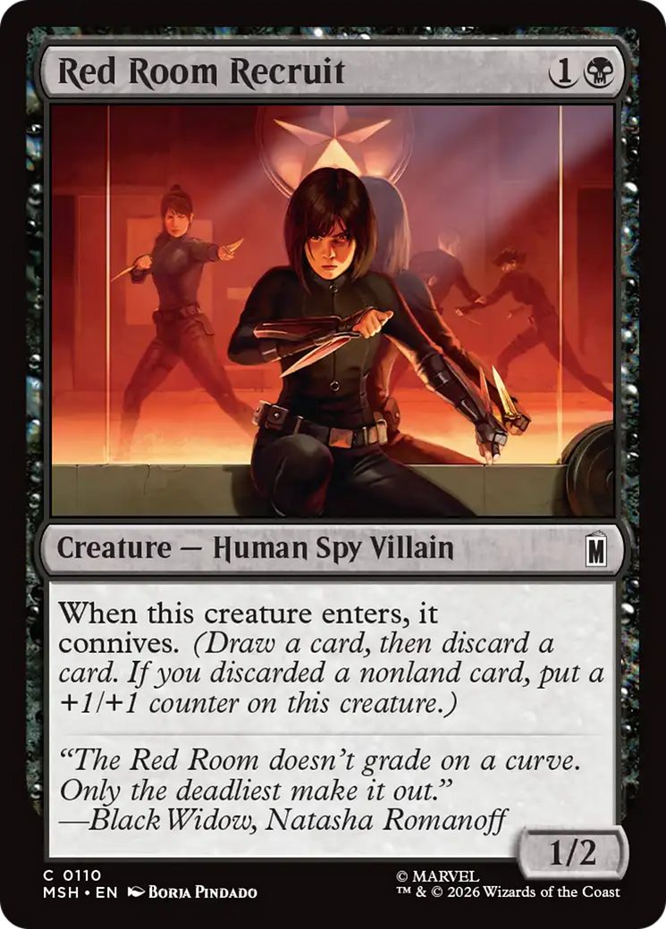 Red Room Recruit [Marvel Super Heroes] | Jack's On Queen