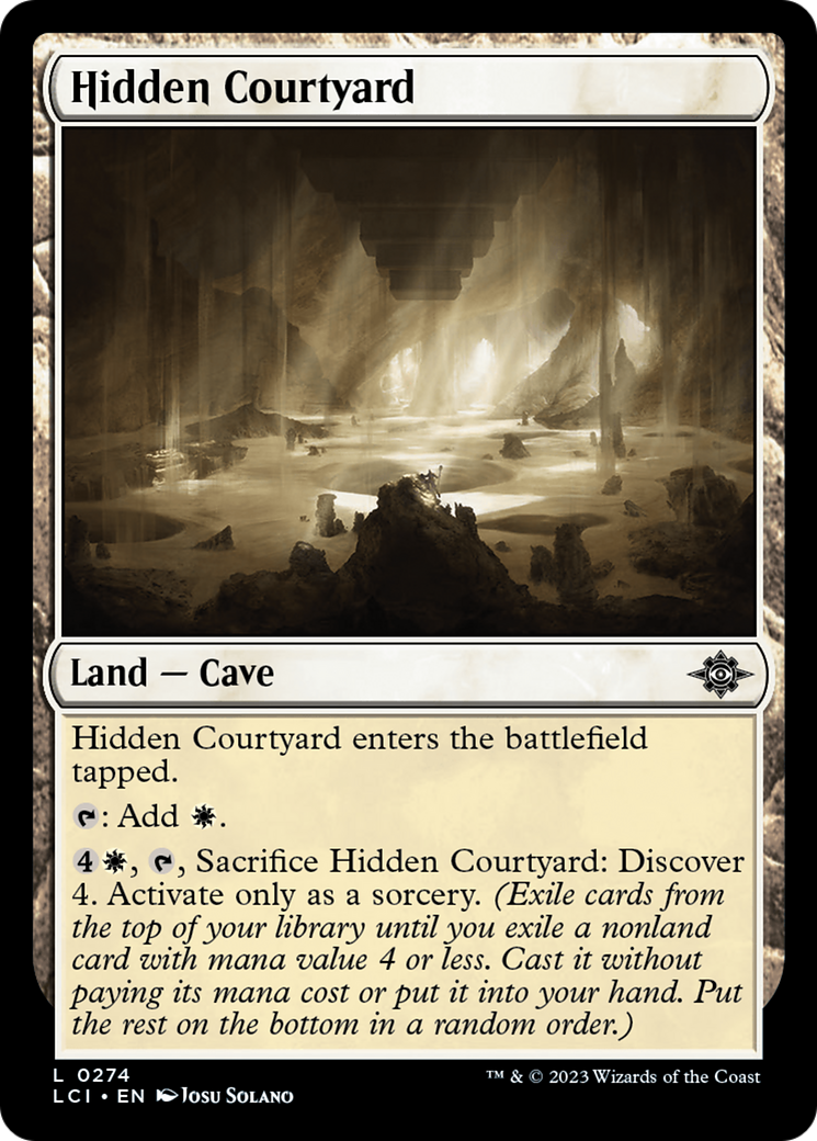 Hidden Courtyard [The Lost Caverns of Ixalan] | Jack's On Queen