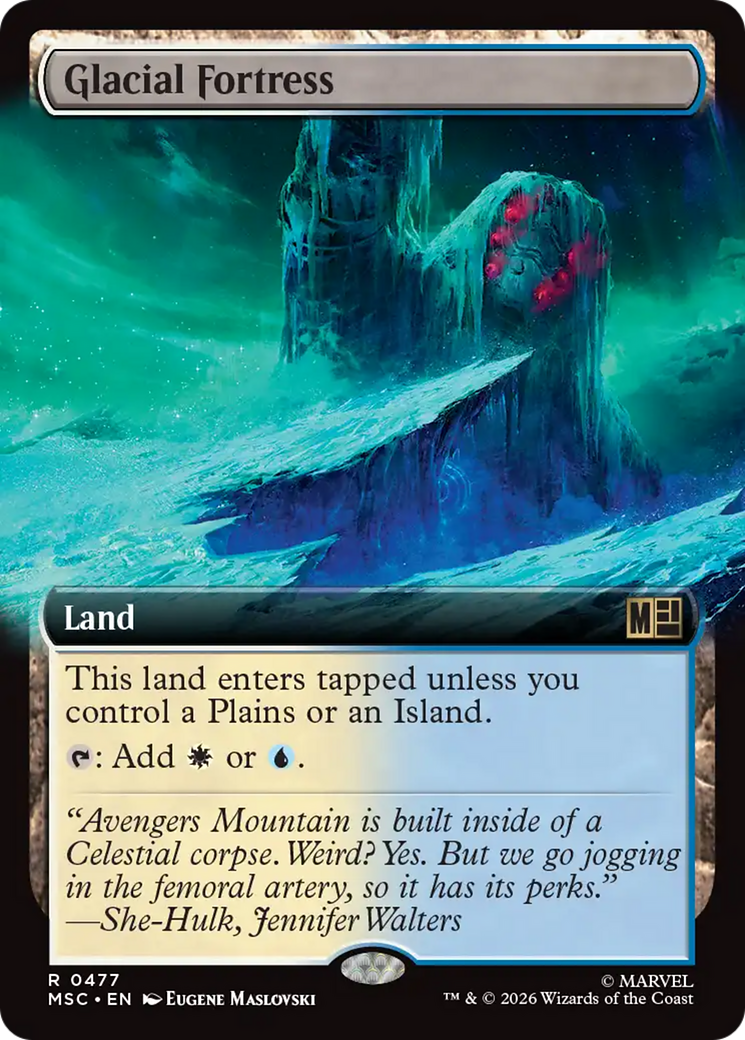 Glacial Fortress (Extended Art) [Marvel Super Heroes Commander] | Jack's On Queen